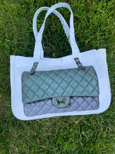 Load image into Gallery viewer, Designer Canvas Handbag in Blue