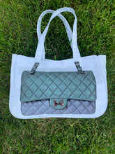 Load image into Gallery viewer, Designer Canvas Handbag in Blue