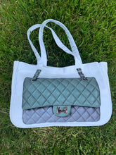 Load image into Gallery viewer, Designer Canvas Handbag in Blue