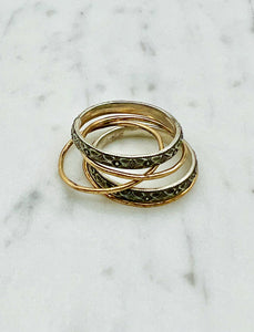 Orange Blossom Ring in Silver