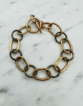 Load image into Gallery viewer, Mix Metal Link Bracelet - One in Stock