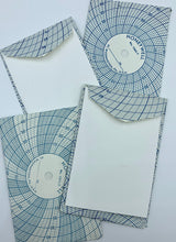 Load image into Gallery viewer, Circular Chart Envelopes with Blank Card Set of 4