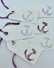 Load image into Gallery viewer, Anchor Gift Tag Set of 12